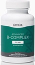 Omax3 Advanced Vitamina B Complex 50MG cu Biotin 