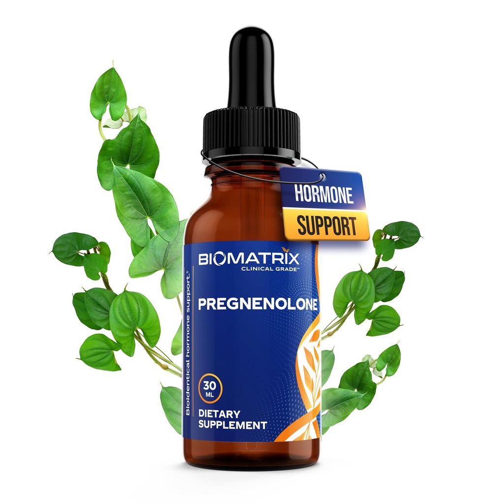 BioMatrix Gragnanolone Supliment, Sublingual Micronized lichid pentru memorie, Mood, Brain Health 