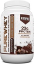 Label Pure Nutriție 100% Grass-Fed, Ciocolată Whey Concentrat Pulbere de proteine (24g) cu aminoacizi esențiali, pentru Pre și Post Antrenament Recuperare & Clădire musculară, Fat scăzut și carbohidrați mici - 2lbs