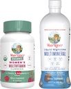MaryRuth's Multivitamine Gummies for Women (Strawberry) & Liquid Nighttime Multimineral (Pineapple) 