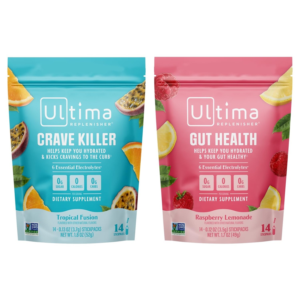 Ultima Replenisher Electrolyte Powder Drink Mix Bundle 