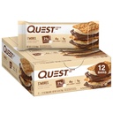 Quest Nutrition S'mores Proteine Bars, 21g Proteine, 1g Zahăr, 4g Net Carb, Gluten Free, Keto Friendly, 12 Conte