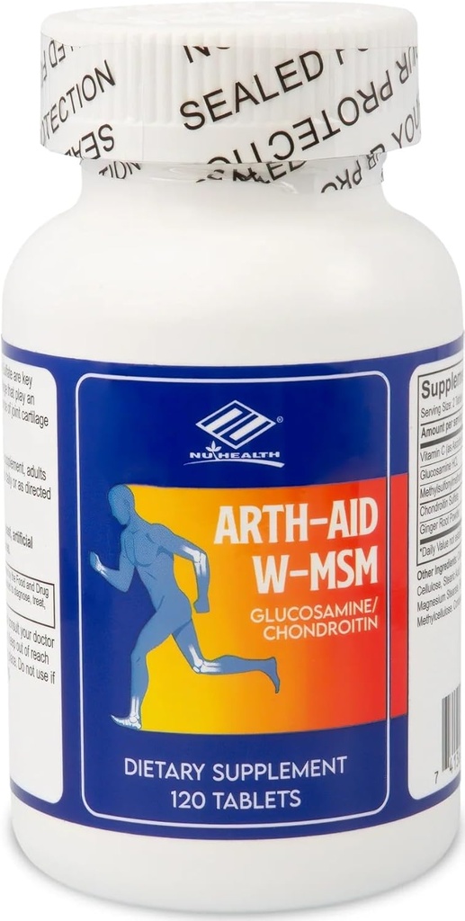 Arth-Aid W-MSM nou Glucosamină Chondroitin 120 Counts