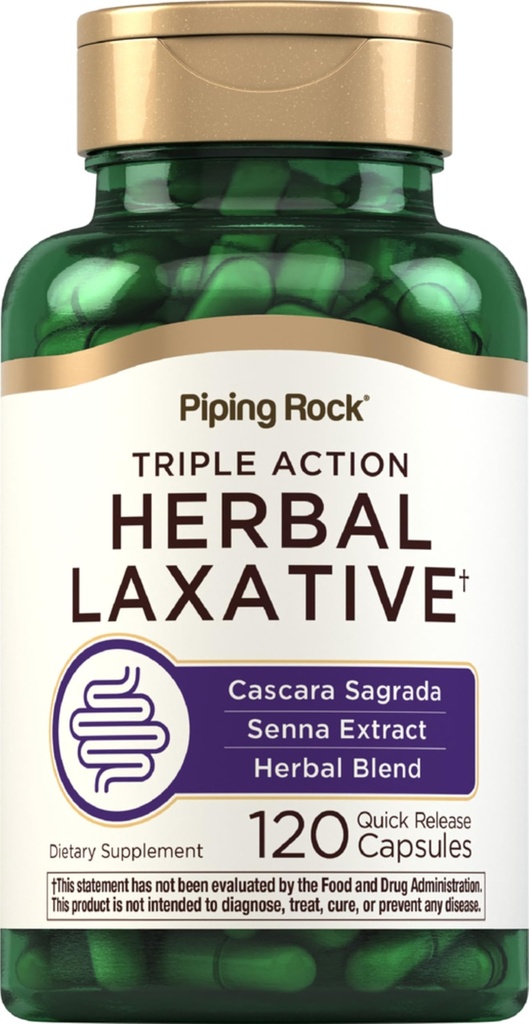 Piping Rock Capsulele laxative din plante de piatră 
