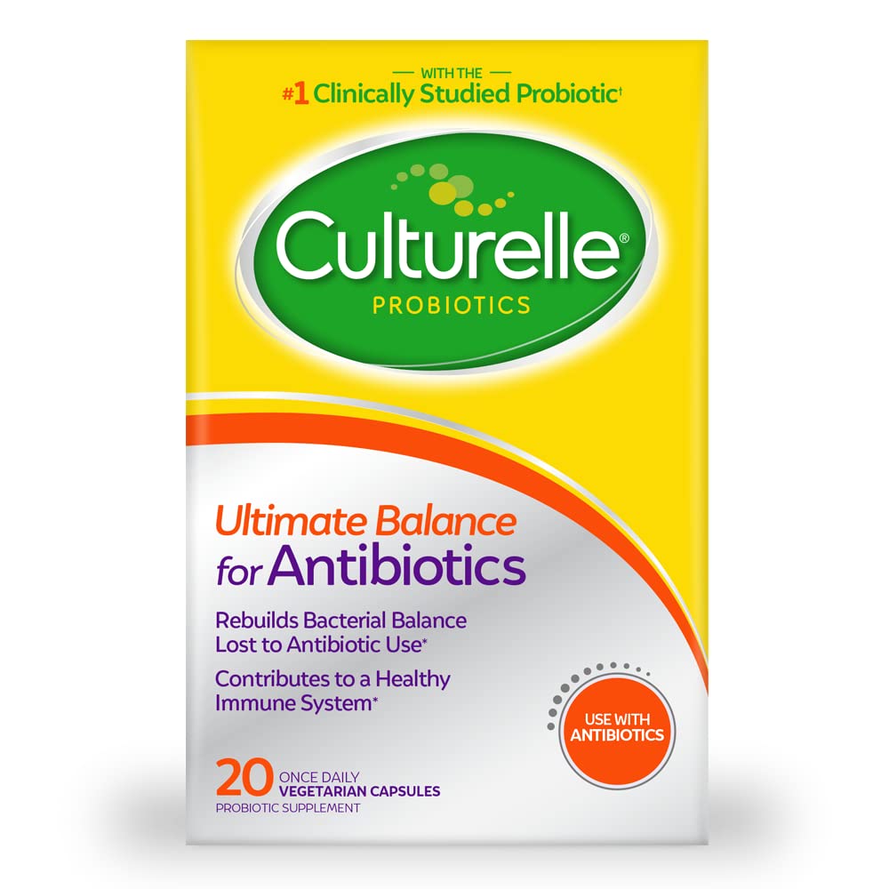 Culturele Probiotice Ultimul echilibru Probiotic pentru utilizare cu antibiotice - 20 Conte 
