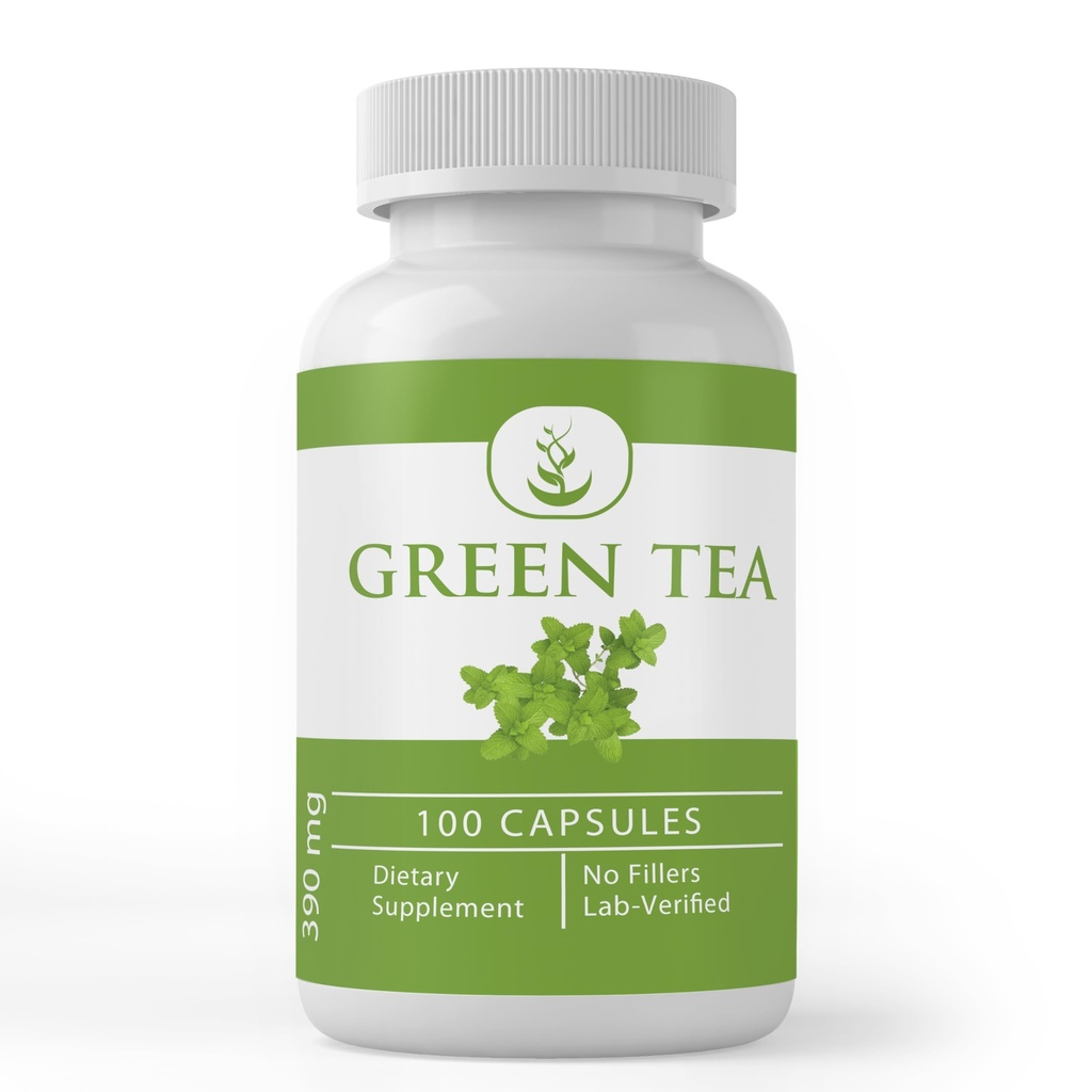 IngREDIENTE pure extract de ceai verde, (100 capsule) întotdeauna pură, fără aditivi sau fillere, verificate de laborator