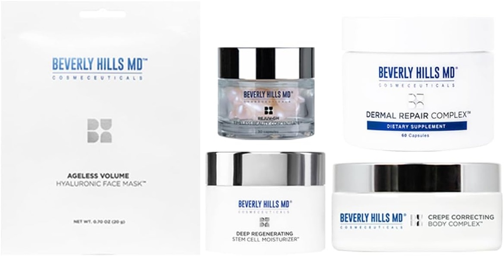 Beverly Hills Premiul MD Câştigătorii Bundle - ajută w / Hidration, Apariţia de piele în vârstă, riduri, linii fine şi sprijin Colagen