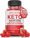 Atlantis Nutritie Zahar-Free Keto ACV Gumies pentru pierderea in greutate - Cidru de mere Otegar Gumies Formulat cu 750MG ACV Per Serving - Suporturi Digestion, Pierderea in greutate, Detox & Curatenie - 60 Conte