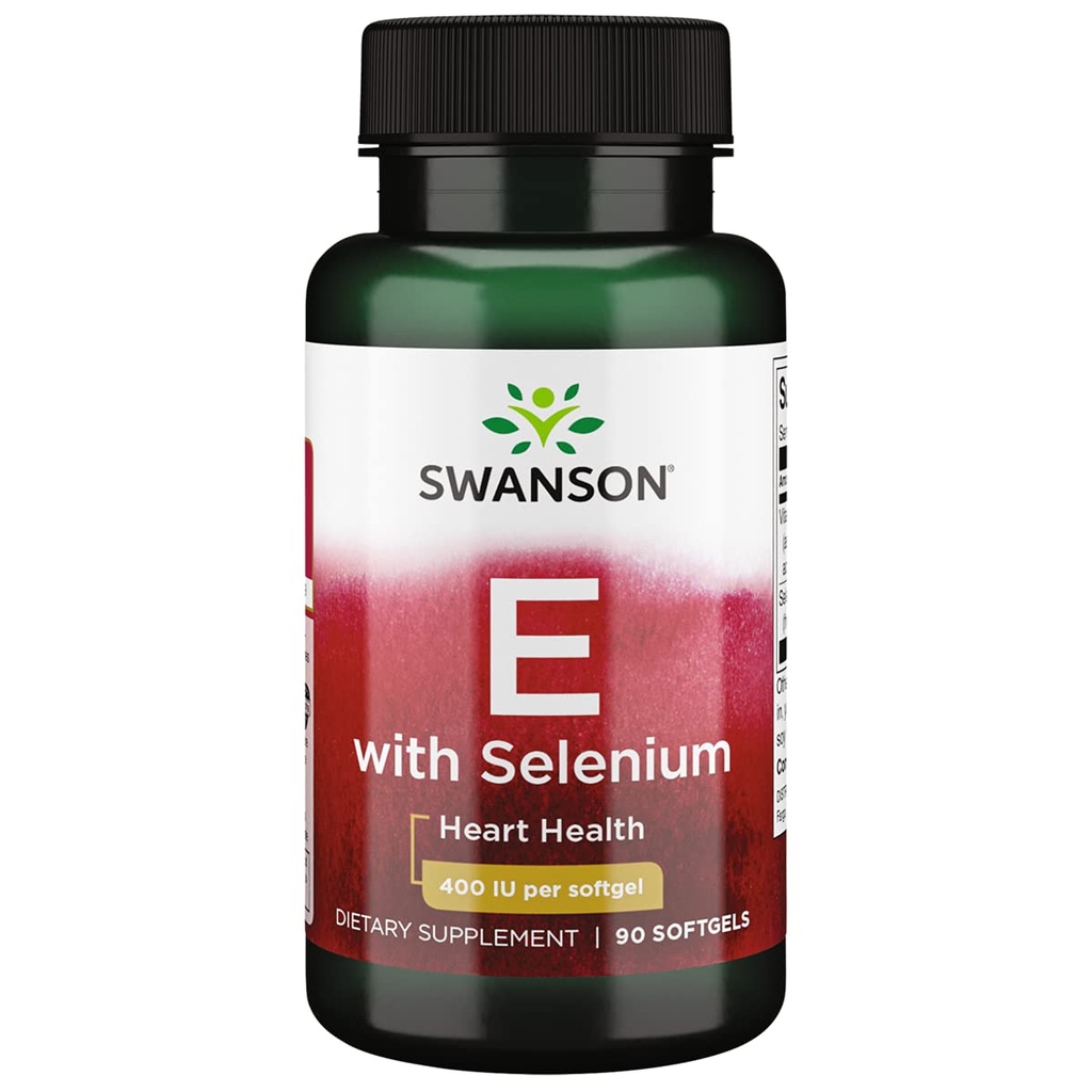 Swanson Vitamin E & Seleniu 90 Sgels