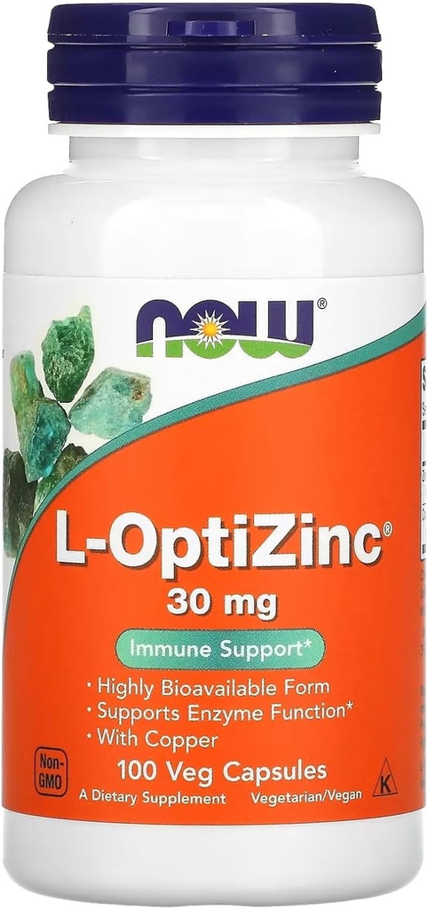 Acum alimente: L-Optizinc Immune Support 30 mg, 100 Capace (2 ambalaj)