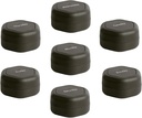 Cadence Travel Containere - Set de caz pastile - Capsule magnetice de călătorie,Daily Medicina Organizator pentru pastile, Suplimente, & Vitamine - 7 Flex Smalls (0,56oz) pentru Weekly Pill Organizator - Charcoal