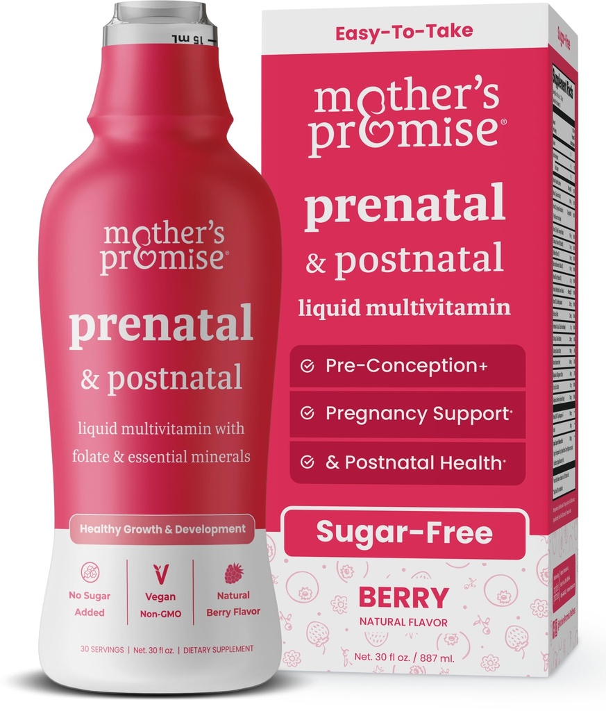 Promisiunea mamei Multivitamine prenatale și postnatale pentru femei 