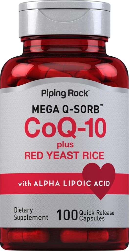 Piping Rock CoQ10 cu Red Yeast Rice 