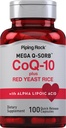 Piping Rock CoQ10 cu Red Yeast Rice 