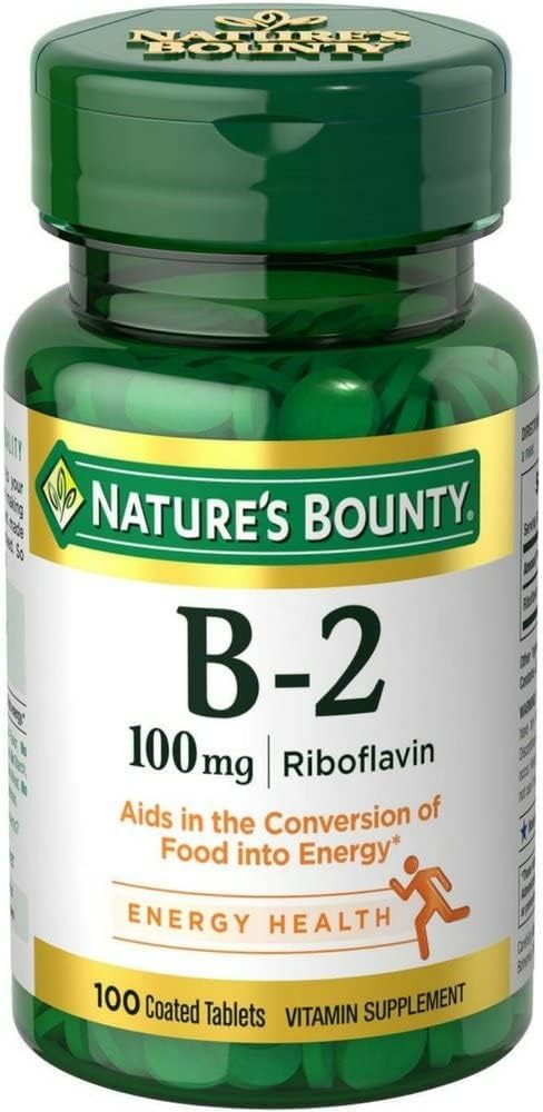 Vitamina bounty B-2 100 mg, 100 comprimate (pachet de 12)