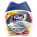 TUMS Chewy Bites Tablete antiacid masticabile cu gaz Relief, Lemon & Strawberry - 28 Conte