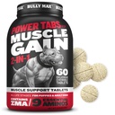 Bully Max 2-in-1 Muscle Builder Tablete masticabile pentru căței și câini adulți - Cățeluș & Dog Vitamine și suplimente pentru creșterea și creșterea mușchilor - Multivitamine canine Ultimate pentru toate rasele și vârstele - 60 Taburi