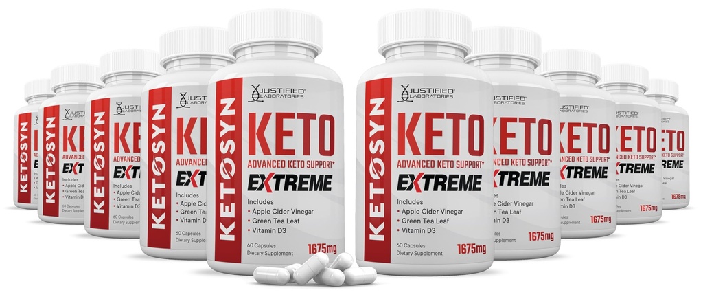 (10 ambalaj) Ketosyn Keto ACV Pastile extreme 1675 MG Keto suport Blend Capsule Alternative la Keto ACV Gummies Formulat cu Apple Cidru Oţet Extra Virgin Olive Pulbere de ulei verde Ceai 600 capsule