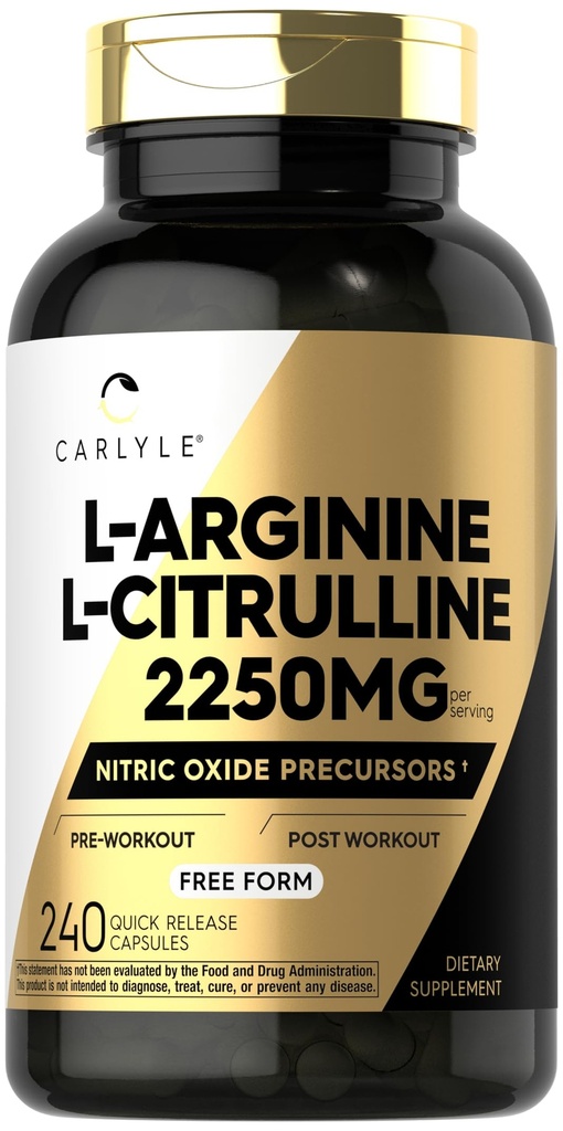 Carlyle L-Arginine L-Citruline Supliment 