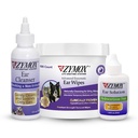 Zymox Urechi enzimatice, Ureche curata, Soluție de ureche fără hidrocortizon pentru câini și pisici - Bundle produs - pentru murdare, Waxy, Urechi mirositoare și la Soothe Infecții ale urechii