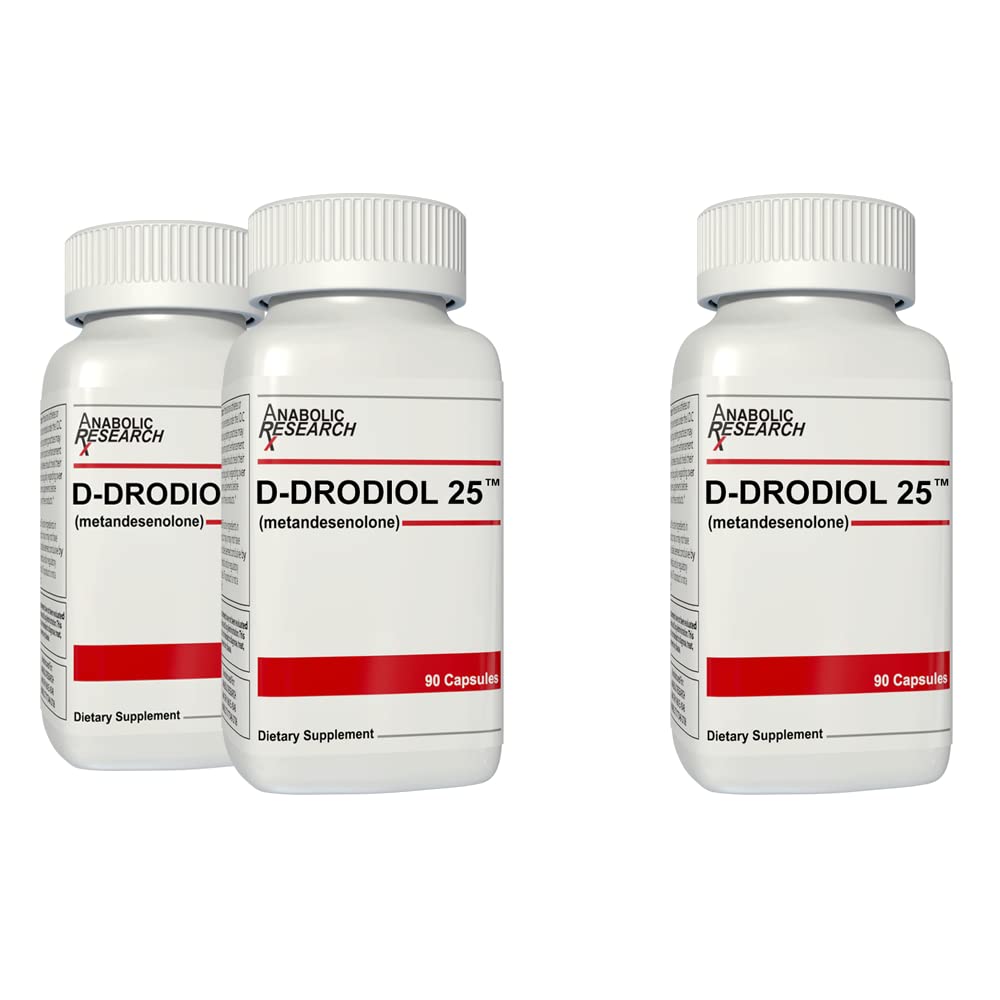D-Drodiol 25 - Masa, puterea, puterea - 3 luni de aprovizionare