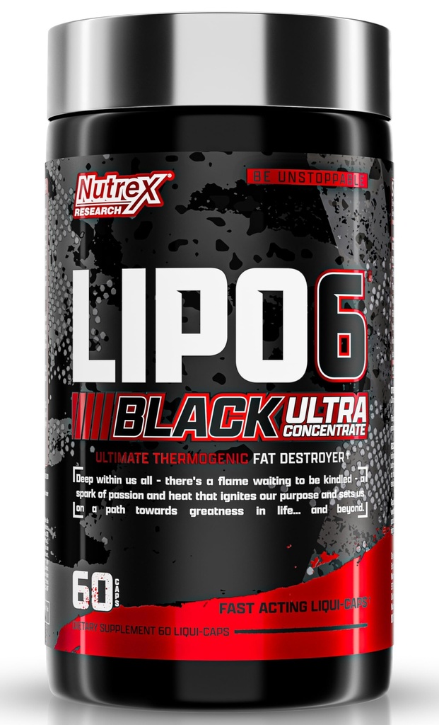 Nutrex cercetare Lipo-6 negru Ultra concentrat 