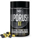 LIPORUSH NDS Nutrition XT - Super concentrat termogenic cu L-Carnitina si Teacrina pentru Shredding Fat - suporta energie maxima, focalizare, Calorie Burning, Diuretic, Appetite Control (60 capsule)
