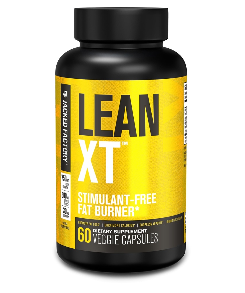 Fabrica Jacked Lean-XT Cafeina Gratuit Fat Burner - Non Stim pierdere in greutate Supliment, Appetit Supressant & Metabolism Booster 