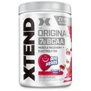 Xtend Original BCAA Powder, 7g BCAAs și 2,5g L-glutamină pentru recuperare musculară Hidratare și Lean Muscle, Sugar Free Intra și Post Workout Bea cu Electrolytes, Cherry Airheads, 30 Servings