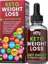 Keto pierdere în greutate Dieta picături, Apetit natural Suppressant, Fat Burner pentru femei și bărbați cu mere Cidru, Green Bean extract de cafea, Scorțișoară, Cayenne Pepper Booster metabolice
