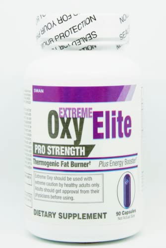 Swan Extreme OxyElite Pro Putere termogenice Fat Burners, 90 Conte (Pachet de 1)