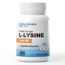 Puregen Labs L-Lysine Extra Force 1000 MG per tabletă - 300 Servings 