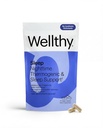 Wellthy Night Time Termogenic - Vitamina B6, Ashwagandha & Melatonina - Nighttime Termogenic pentru femei - Belly Termogenic - Suplimente naturale de pierdere in greutate pentru femei, 60ct