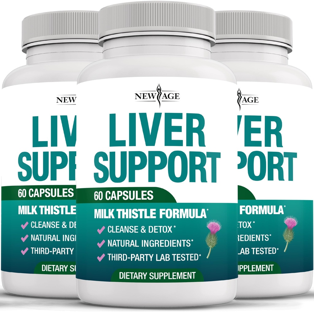 Ficat Curățare Detoxifiere & Reparație - Milk Thistle Supplement - Suport hepatic cu colină, Extract de anghinare, Cicoare & Dandelion Root Supplement - Milk Thistle Ficat Detoxifiere & Ficat Curățenie - 180 Conte