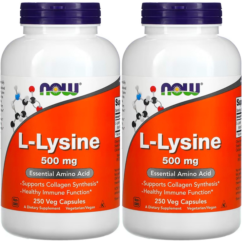 ACUM alimente L-lisină 500 mg, 250 capsule (pachet de 2)