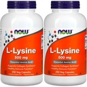 ACUM alimente L-lisină 500 mg, 250 capsule (pachet de 2)