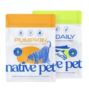 Native Pet Pumpkin pentru câini (120 Scoops) și Daily Dog Supliment (120 Scoops) - All-naturale, Organic Pumpkin Fiber și 11-in-1 câine Multivitamine