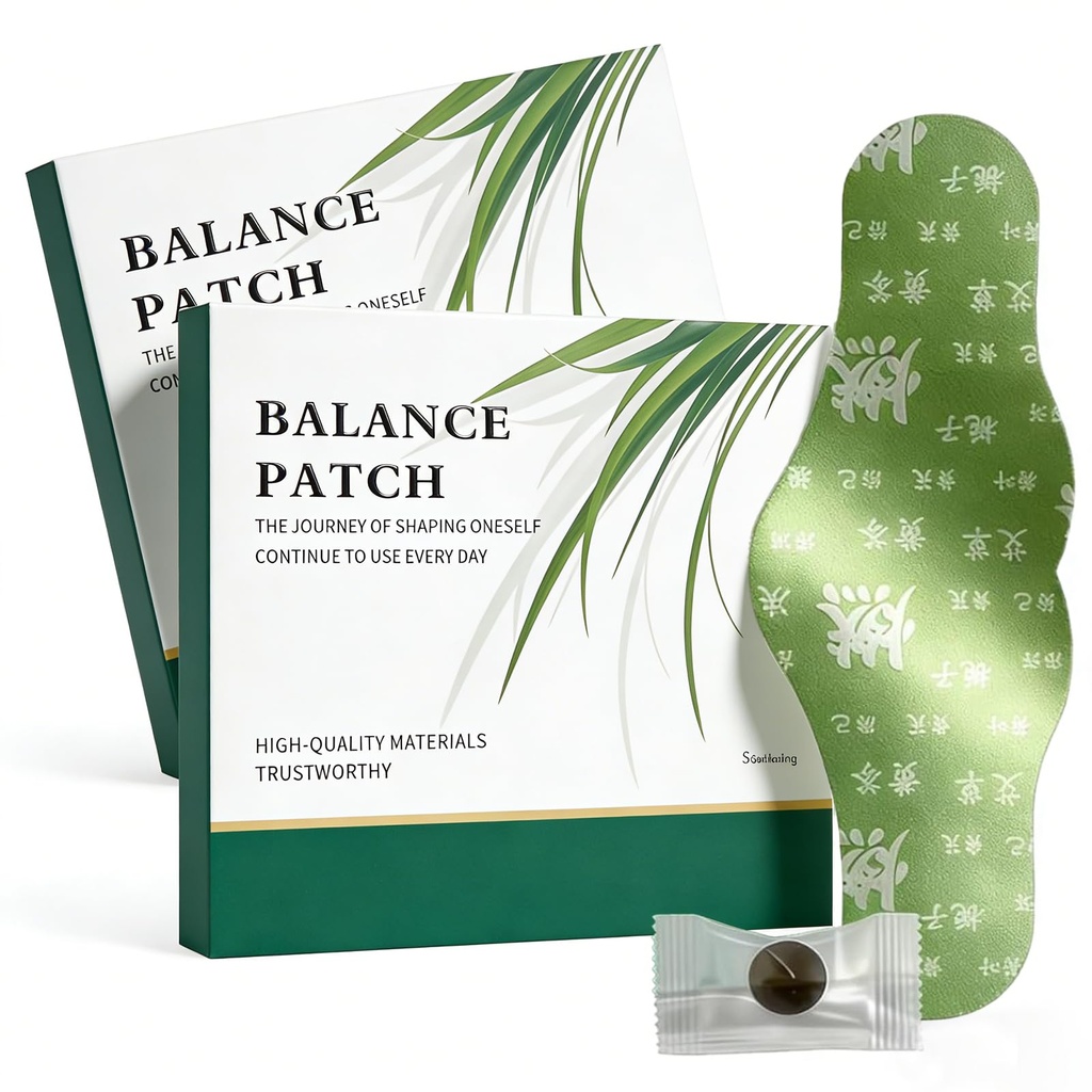 Balance Patch, Japonez Herbal Patch Stomac, plante-Based Ingrediente, Promovează abdomen Confort non-iritant Design, Confortabil Design Adeziv, Use Topical Easy(2 Cutii-10 Patches)