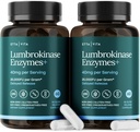 Potent Lumbrokinaza Supliment (120 Servings) 40mg/Serving (Max Activitate - 800.000 Unităţi) - Lumbrokinaza Enzymes Capsule pentru Suport Energetic, Digestie, Cognition & Gut Health - Similar cu Nattokinaza