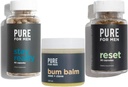 Pure pentru barbati Fibră gata (120 Conte), Bum Balm & Reset (30 Count) Bundle