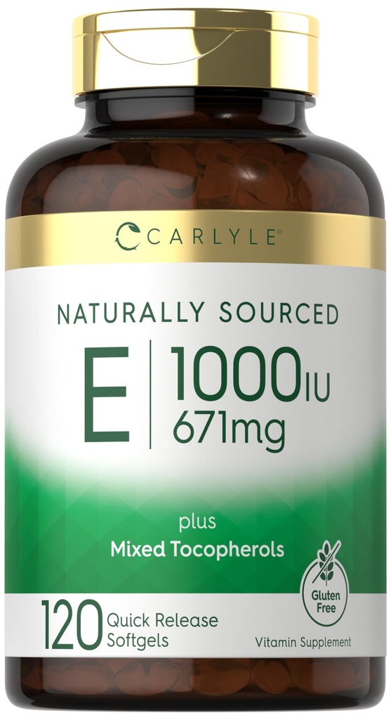 Carlyle Vitamina E cu tocoferoluri mixte 