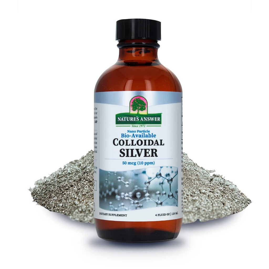 Lichid de argint ondulat 10 PPM 50 MCG mare potenta Superior Elemental Silver lichid Salve Suport Immun, 4 fl. oz Oz 