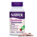 Natrol Melatonina 10 mg comprimate rapid dizolvare - aroma de căpșuni, 60 Conte, Sleep Support, rapid dizolva Melatonina pentru adulți, 60 de zile de aprovizionare