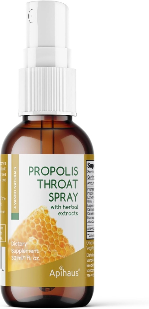 Propolis & Herb Ghroat Spray, 1 Ounce lichid