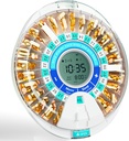 Windtrace Automatic Pilula Dispenser pentru Vârstnici, Electronic lunar Pilula Organizator cu Alarma & Lumina, 28 zile Smart Lock Medicamenta Dispenser, Timed Pill Dispenser Masina pentru prescriptii si vitamine