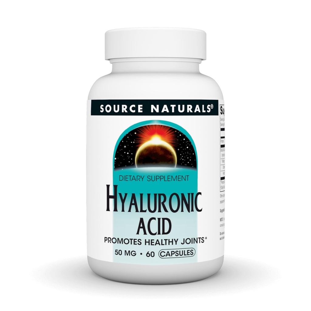 Naturals sursă Acid hialuronic, promovează articulații sănătoase*, 50mg - 30 capsule