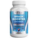 Supliment de suport pentru creier pentru Claritate, Memorie, Mood, Focus, Performanță mentală - Nootrop natural pentru funcția cognitivă - cu GABA și extract de ceai verde - 60 capsule