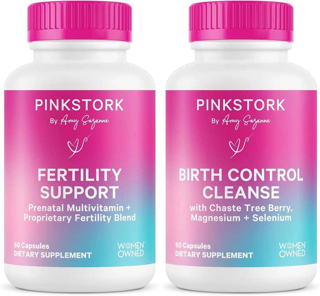 Pink Stork Sarcina Prep & Suport Fertilitate 