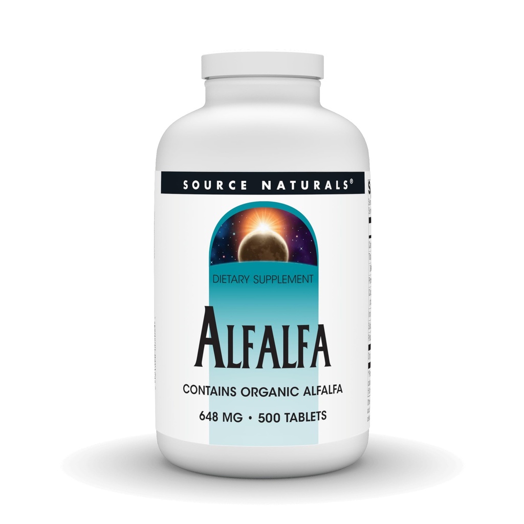 Sursa Naturale Alfalfa 10 Grain Supliment alimentar - 500 Comprimate