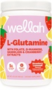 Wellah L-Glutamine Strawberry Lemonade aroma (50 Serviri) - 5g L-Glutamine Per Serving, îndulcit cu Stevia